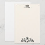 packs Monogram Ivory BG Briefpapier (Voorkant / Achterkant)