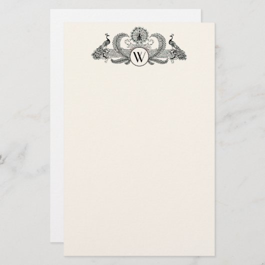 packs Monogram Ivory BG Briefpapier (Voorkant / Achterkant)
