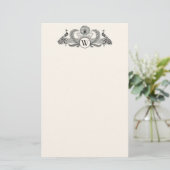  packs Monogram Ivory BG Briefpapier (Staand voorkant)
