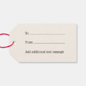  packs Monogram Ivory BG Cadeaulabel (Achterkant Horizontaal)