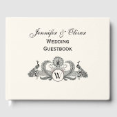  packs Monogram Ivory BG Gastenboek (Voorkant)