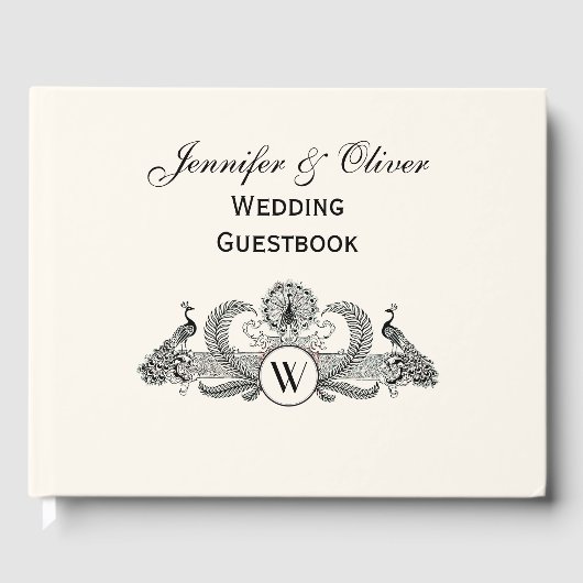  packs Monogram Ivory BG Gastenboek (Voorkant)