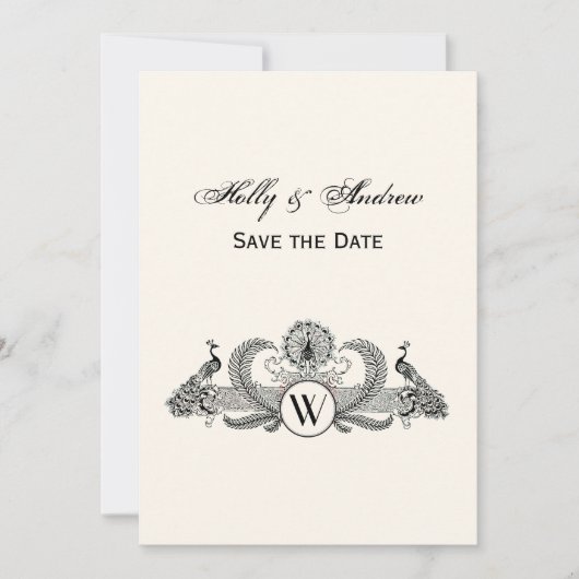  packs Monogram Ivory BG Kaart (Voorkant)