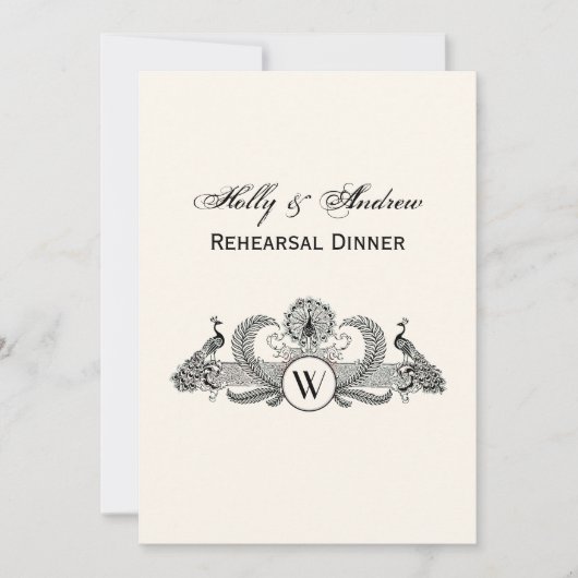  packs Monogram Ivory BG Kaart (Voorkant)