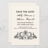  packs Monogram Ivory BG Kaart (Voorkant / Achterkant)