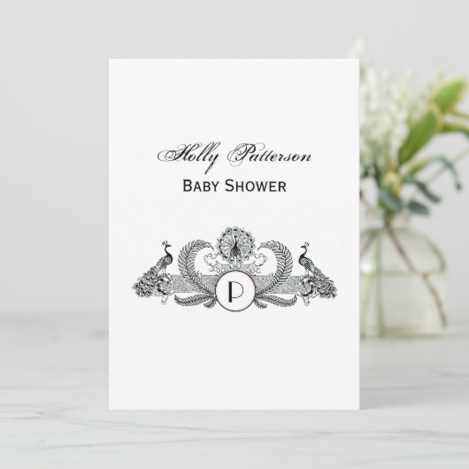  packs Monogram Ivory BG Kaart (Staand voorkant)