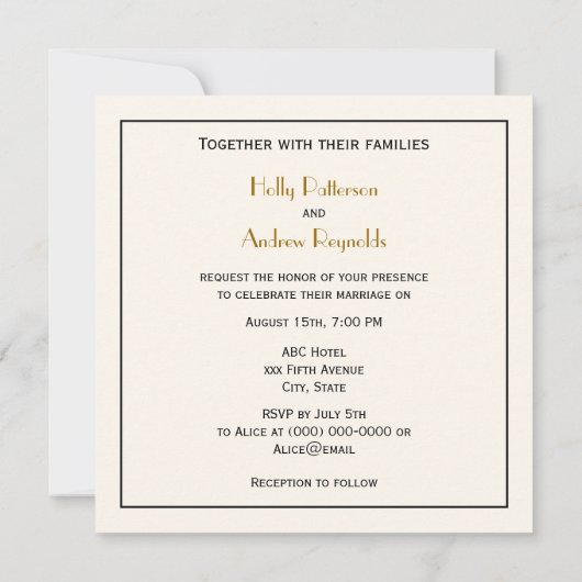  packs Monogram Ivory BG Kaart (Achterkant)