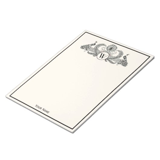  packs Monogram Ivory BG Notitieblok (Schuin)