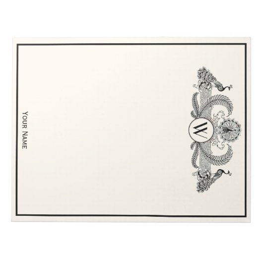  packs Monogram Ivory BG Notitieblok (Voorkant)