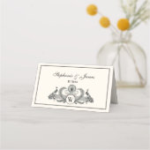  packs Monogram Ivory BG Plaatskaartje (Voorkant)