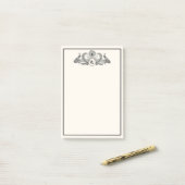 packs Monogram Ivory BG Post-it® Notes (Op bureau)
