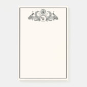  packs Monogram Ivory BG Post-it® Notes (Voorkant)