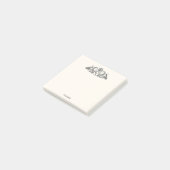  packs Monogram Ivory BG Post-it® Notes (Schuin)