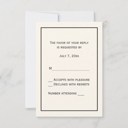 packs Monogram Ivory BG RSVP Kaartje (Achterkant)