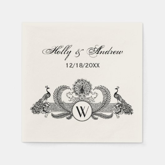 packs Monogram Ivory BG Servetten (Voorkant)