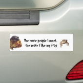 Pacman Frog Bumpersticker (Op auto)