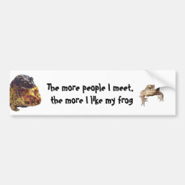Pacman Frog Bumpersticker