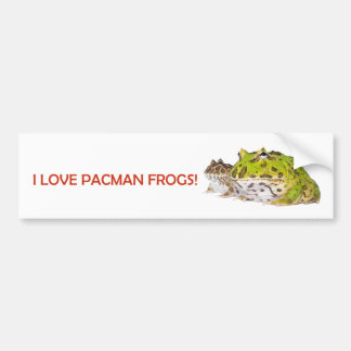 Pacman Frog Bumpersticker