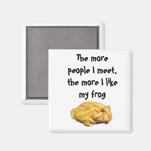 Pacman Frog Lemon Magneet (Voorkant / Achterkant)