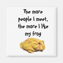 Pacman Frog Lemon Magneet