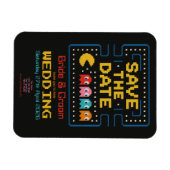 Pacman retro gepersonaliseerde gaming 'Save the da Magneet (Horizontaal)