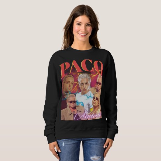 PACO Amaroso Retro Bootleg Collage T-Shirt  (Voorkant volledig)