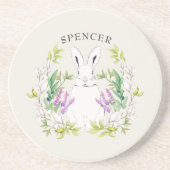 Paco de konijn zandsteen onderzetter (Voorkant)