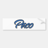 Paco Name blue Aufkleber Sticker Autoaufkleber (Voorkant)