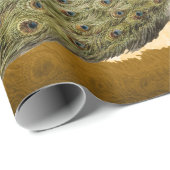 pacock en ontkoppeling van Rozen Cadeaupapier (Rol Hoek)