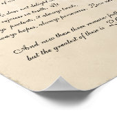 pacock & etchings - bruiloft op persoonlijke tite poster (Hoek)