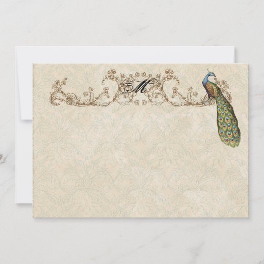 pacock & etchings Dank je wel kaarten (Voorkant)