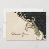 pacock & etchings Dank je wel kaarten (Achterkant)