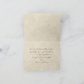 pacock & etchings Dank u Kaarten nota neemt van (Binnen)