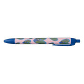 Pacock Hearts Pattern Cust. Kleurstrip Pen (Bodem)