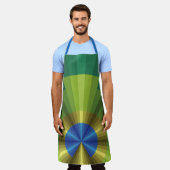 Pacock Illusion All-Over Print Schort (Gedragen)