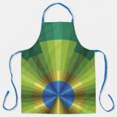 Pacock Illusion All-Over Print Schort (Voorkant)