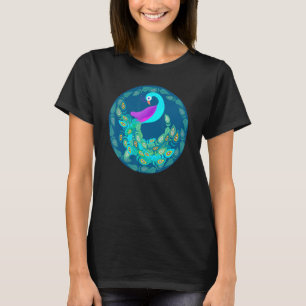 Pacock in Natuur luiers Dierlijke grafische kaart T-shirt