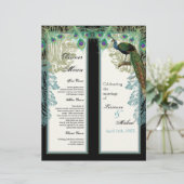  pacock, veren, 2 omhoog, menublad (Staand voorkant)