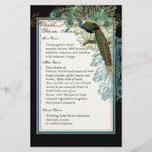  pacock, veren, menublad (Voorkant)