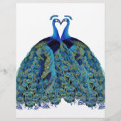  pacocks zogende Huwelijkscadeaus (Voorkant)