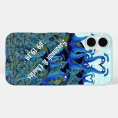  pacocks zogende Huwelijkscadeaus Case-Mate iPhone Case (Achterkant (horizontaal))