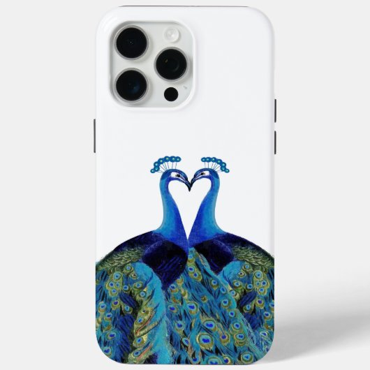 pacocks zogende Huwelijkscadeaus Case-Mate iPhone Case (Achterkant)