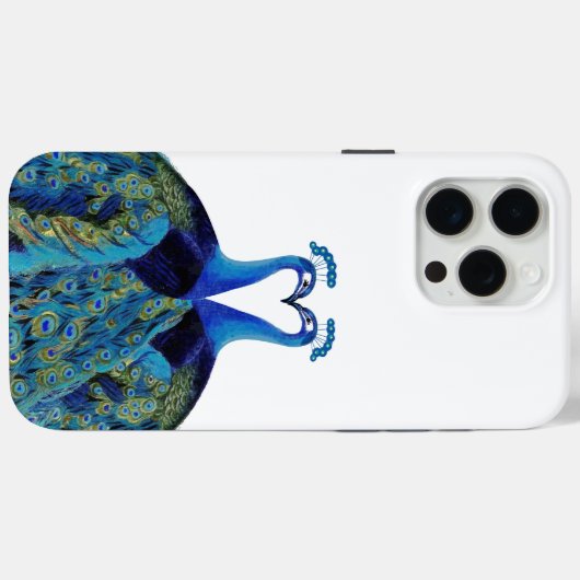 pacocks zogende Huwelijkscadeaus Case-Mate iPhone Case (Achterkant (horizontaal))