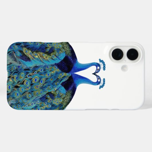  pacocks zogende Huwelijkscadeaus Case-Mate iPhone Case (Achterkant (horizontaal))