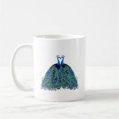  pacocks zogende Huwelijkscadeaus Koffiemok (Links)