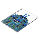 pacocks zogende Huwelijkscadeaus Notitieboek (Linkerzijde)