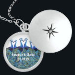 pacocks zogende Huwelijkscadeaus Sterling Zilver Ketting<br><div class="desc">Zilver of Roos Goud  Kissing Peacocks Bruiloft Jubileum Cadeaus</div>