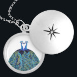 pacocks zogende Huwelijkscadeaus Zilver Vergulden Ketting<br><div class="desc">pacocks zogende Huwelijkscadeaus</div>