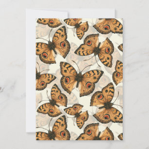 Pacocus-patroon met pansy vlinder