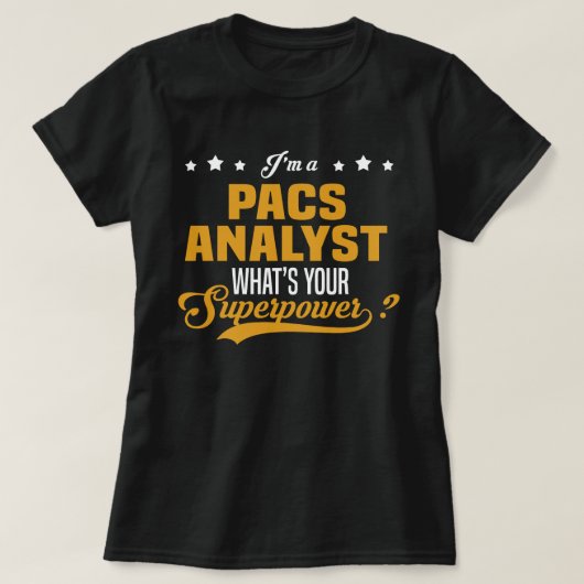 PACS-analist T-shirt (Design voorkant)
